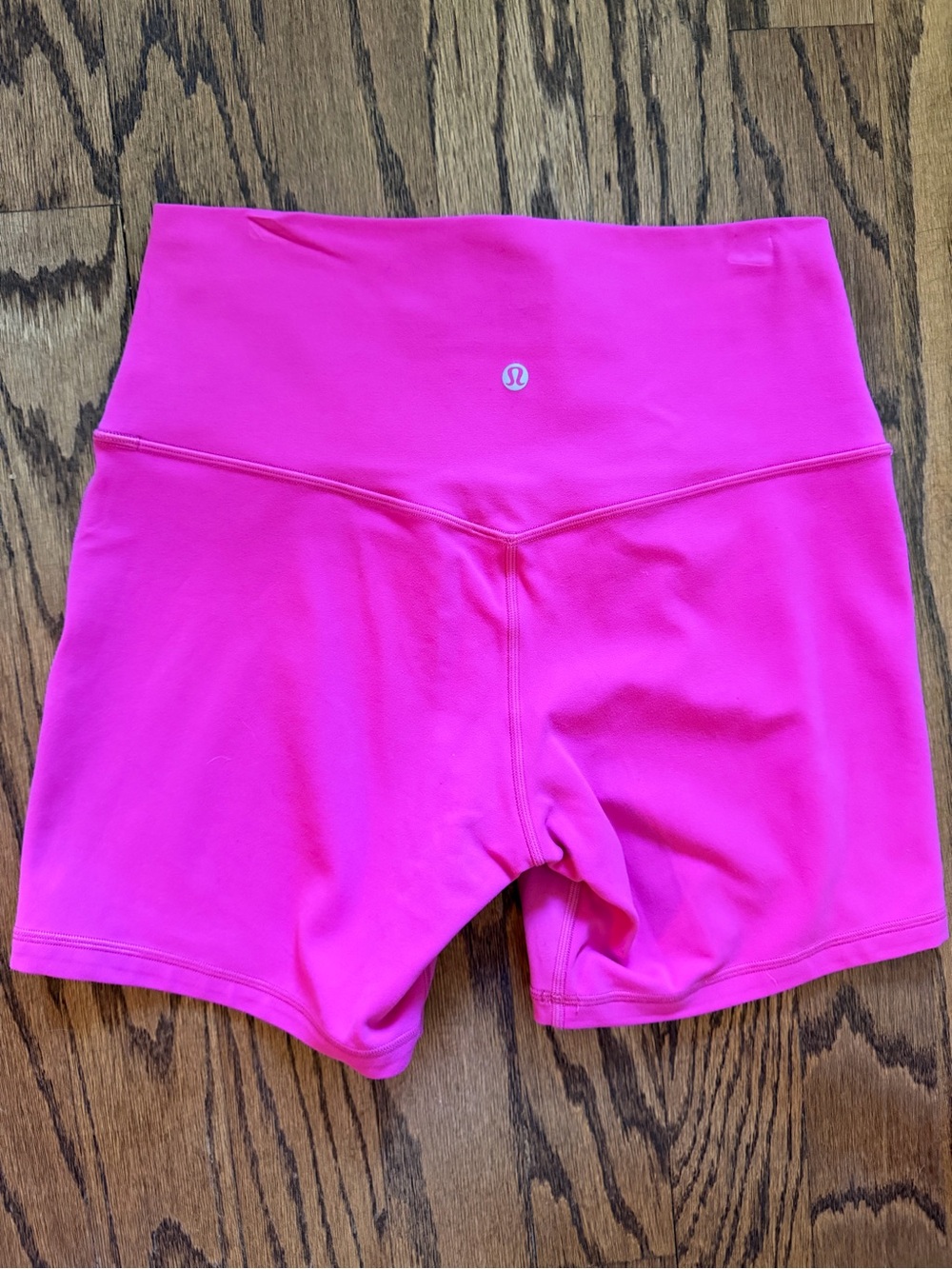 lululemon athletica Hot Pink High-Rise Bike Shorts size 10